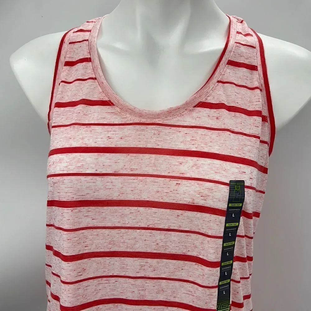 Tek Gear striped racerback tank top